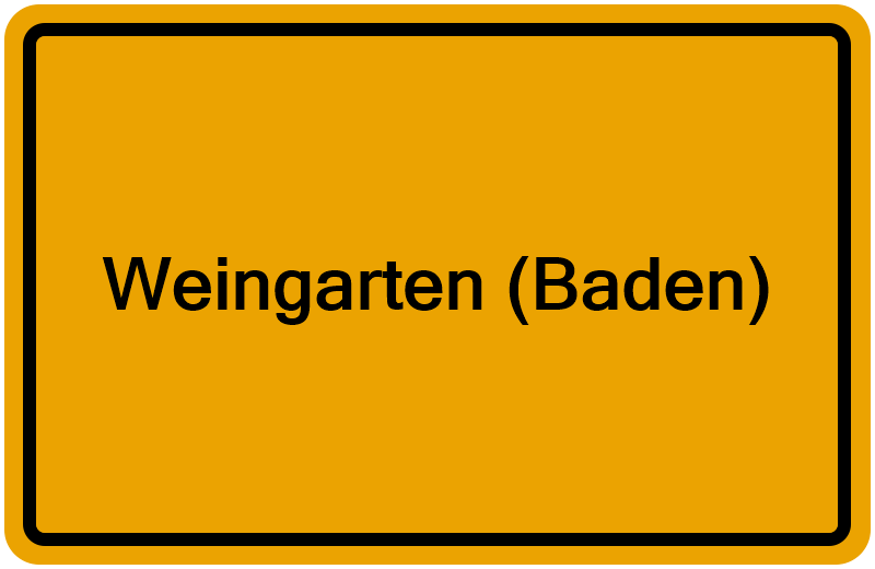 Handelsregister Weingarten (Baden)